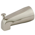 Kingston Brass 5-1/4" Zinc, Tub Spout W/ Diverter, Brushed Nickel K188A8